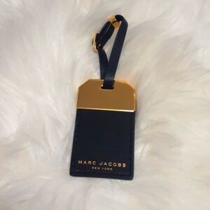 Marc Jacobs Black & Gold Luggage / Bag / Accessory Tag